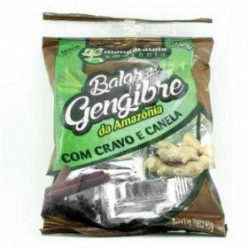 Balas De Gengibre Cravo/Canela 40G