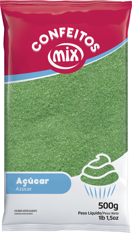 Açúcar Cristal Verde Mix 500g