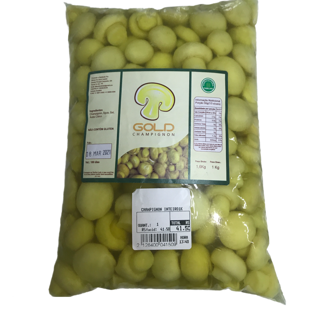 Gold Champignon Inteiro 1Kg