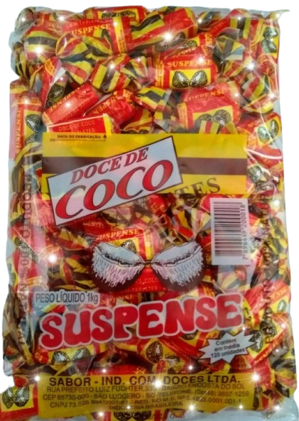 Bala De Coco Suspense 500Gr