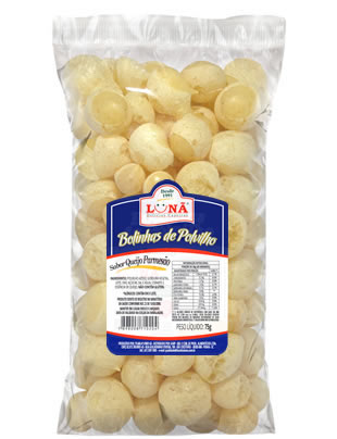 Bolinhas De Queijo Parmesao 75G