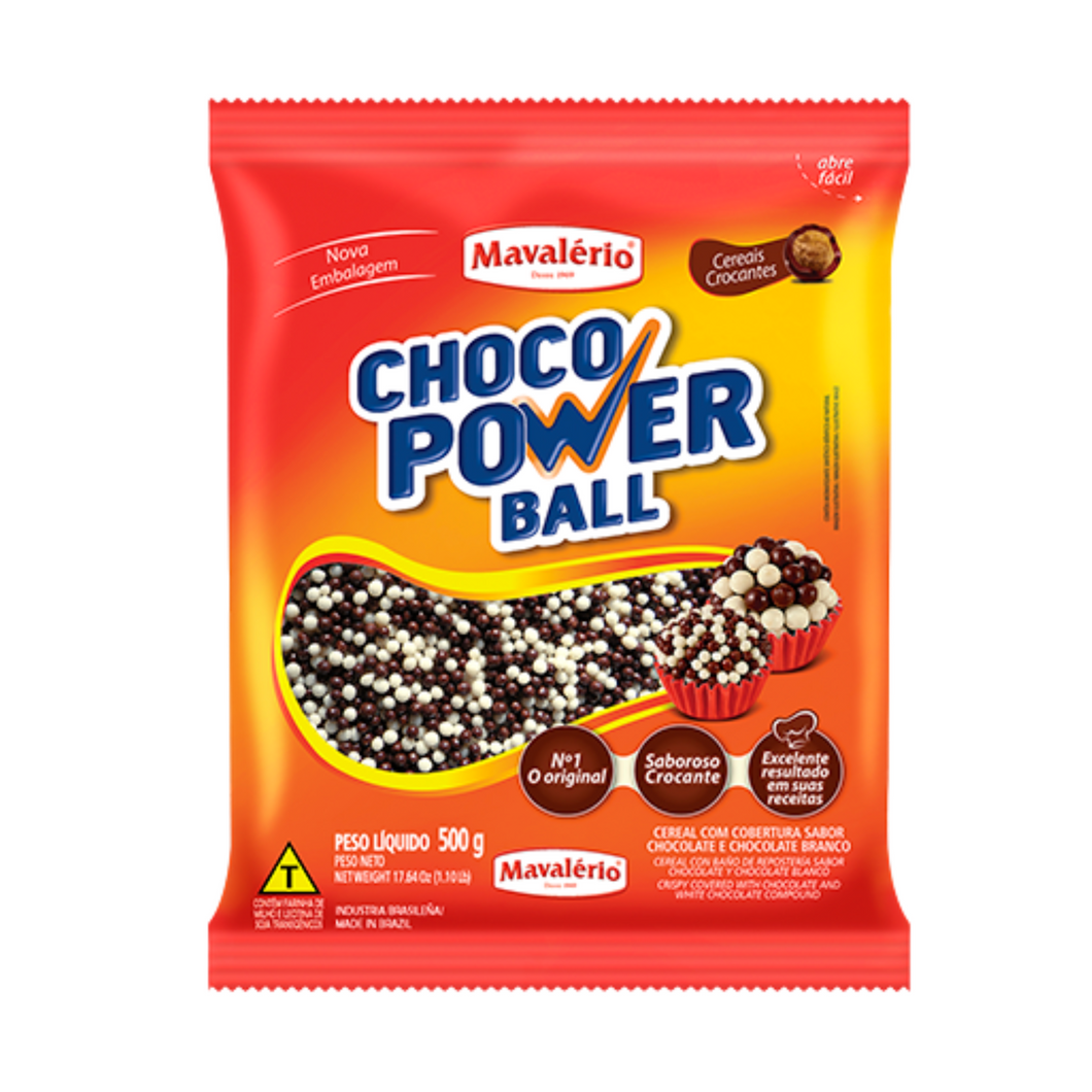 Choco Power Ball Mini Sabor Chocolate Branco 300G